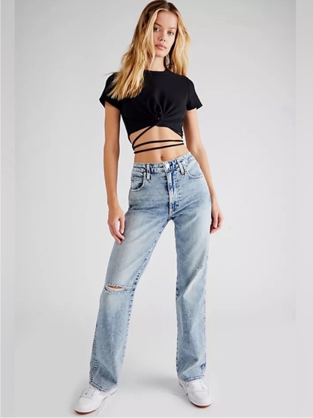 AMO Willa Slim Flare Jeans - Size 24